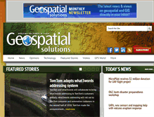 Tablet Screenshot of geospatial-solutions.com